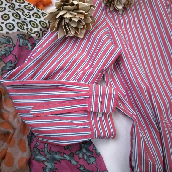 New Southern Tide Striped Red and White Womens Belted Pocketed Maxi Dress Sz S - Picture 14 of 15